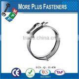 Made in Taiwan Stainless Steel Strong Types of Hose Clamps Small Hose Clamps Quick Release thumbnail-2