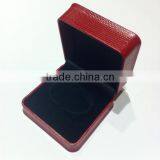 Red Leather Watch Box Jewelry Packing thumbnail-2