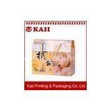 30x15x25CM Or OEN Size Printed 4C Printing Paper Box With Handle / Ecofriendly Corrugated Paper Box