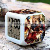 The Avenger Digital Alarm Clock LED Clocks Colorful Change Alarm Clocks for Children thumbnail-2