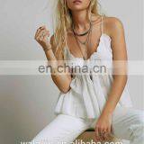 Woman Babydoll Open Bra Top Design Fashion Embroidered Cami thumbnail-5