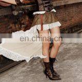 Steampunk Short Front Long Back Skirt With a Pocket thumbnail-5
