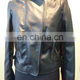hot sale latest fashion spring autumn moto PU leather jacket