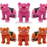 HI Pink Piggy Walking Stuffed Animal Ride on Toy Electric Coin Operated Animal Ride thumbnail-1
