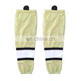 100% polyester Yellowy Hurricanes Ice Hockey Socks