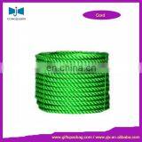 Green Colour Braided Hollow Packing Nylon Rope