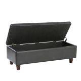 Ottoman Bench for Living Room ,Fabric Ottoman With Storage thumbnail-2