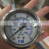 High Quality Glycerin Pressure Gauge 0~500bar thumbnail-5