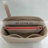 100% Polyester Felt Cosmetic Makeup Bags New Style Large Purse Organizer Insert thumbnail-3