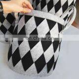 Foldable Knitted Felt Storage Laundry Baskets thumbnail-1