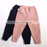 children winter cotton casual trousers knitted sweatpants
