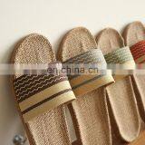 Natural Womens Unisex Linen Bottom Sea Beach Wear Home House Flip Flop Slim Anti-Skid Sandal thumbnail-3