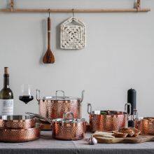 Copper Tri-ply Stainless Steel Fry Pan Sauce Pan Casserole thumbnail-5