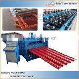 Aluminum Roofing Sheet Color Steel Glazed Tile Roll Forming Machine