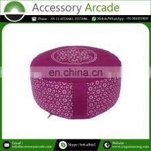 Yoga Meditation Zafu Non Pleated Cushion Indian Manufacturer thumbnail-4