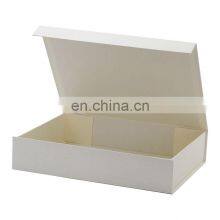 Ready Stock Shallow Ivory Color Custom Printing Magnetic Packaging Gift Box Wholesale thumbnail-4