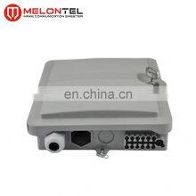 MT-1401 Cheap Price Pole Mount Type Outdoor Waterproof PP Plastic 8 Core Small Fiber Optic Junction Box With 1x8 PLC Splitter thumbnail-2