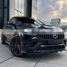 Runde For Mercedes 19-21 GLE C167 W167 GLE 43 53 Coupe LARTE Design Carbon Fiber Body Kits Front Lip Rear Diffuser Spoiler thumbnail-2