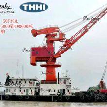 FQ5038 Floating Barge Crane Transshipment Bauxite Coal Sand Handling Indonesia thumbnail-5
