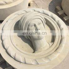 Sichuan Factory Natural Sandstone Curve Carving OEM Various Sculptures Lion Statue thumbnail-3