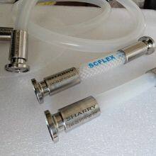 XR-SCFLEX Sanitary Pharmaceutical Grade Platinum Vulcanized Steel Wire Silicone Rubber Hose Mesh Tube thumbnail-5