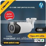 Newest 2.8-12mm 1.3 MP AHD Camera Bullet Camera COMS Color IR 80m Waterproof Bullet CCTV Camera