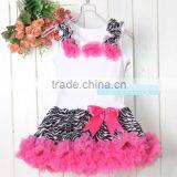 Top Quality Zebra Girl Princess Dress Newest Kids TUTU Dress