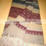 INCA STYLE ALPACA WOOL BLANKET thumbnail-2