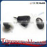 Factory Supply Red Wine Glass Shaped 3.5mm Audio Splitter thumbnail-3