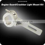 1 1/5" Handlebar Head Light Bracket Motorcycle Headlight Holder Cafe Racer Billet Lamp Bracket CHOPPER Custom 1 1/5 Bar thumbnail-5