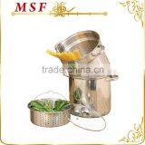 MSF-3477 Durable Stainless Steel Steamer Set 20cm, 24cm Stainless Steel Pasta Pot Set to America & South America thumbnail-6