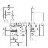 1T to 3T HLC-B Type Steel Horizontal Lifting Clamps thumbnail-2