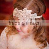 New Arrival Party and Event Crystal Applique Accessories , Lovely Embroidered Beaded Hair Accessories Supplier's Choice