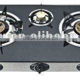Table Tempered Glass Gas Stove/Gas Hob/Gas Cooker XLX-T3B thumbnail-1