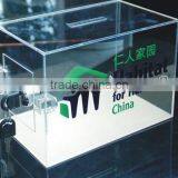 GH-RJ034 High Transparant Usage Acrylic Donation Stand for Showcase,clear Acrylic Donation Box thumbnail-1