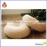 handmade natural fiber cornhusk straw window seat cushion