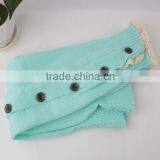 Boot Cuff Leg Warmer in Colors With Lace, Knitted Boot Cuffs With Button, Knee High Socks, Boot Topper, Boot Cuff Accessories thumbnail-6