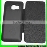 2015 Hot Power Bank Battery Cover Case for Samsung Galaxy S6 With Flip Leather Design Mobile Power Bank