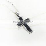 DAIHE Stainless Steel Christian Cross Big Stone Pendant Design thumbnail-1