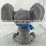 Monogrammed Baby Gift Personalized Embroidered Plush Elephant Birth Announcement thumbnail-5