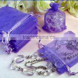 10x15cm Purple 100 Organza Gift Bags Wedding Party Jewellery Storage Pouches thumbnail-1