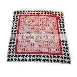 Lovely Women Shoes Geometry Silk Foulard Scarf thumbnail-1