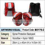 Nylon Microfiber Spinal Protection School Backpack