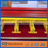 Impact bed with protective effect for conveyor