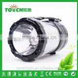 New Product Promotion Solar Rechargeable LED Lantern Flashlight Camping Light With 3w Flashlight Outdoor Camping Lamp thumbnail-6