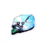 Home Decoration Promotional Leaf Shape Custom Crystal Fridge Magnet