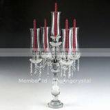 Import India Crystal Glass Candle Holder for Wedding Table Decorations thumbnail-4