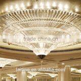 Cone vortex luxury lobby chandelier lighting