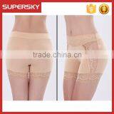 K-961 Lace Trim Women Safety Slim Elastic Short Legging Girl Underwear Short Lace Leggings thumbnail-4