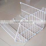 5 Tiers Rolling Wire Basket Storage Display Rack for Supermarket thumbnail-4
